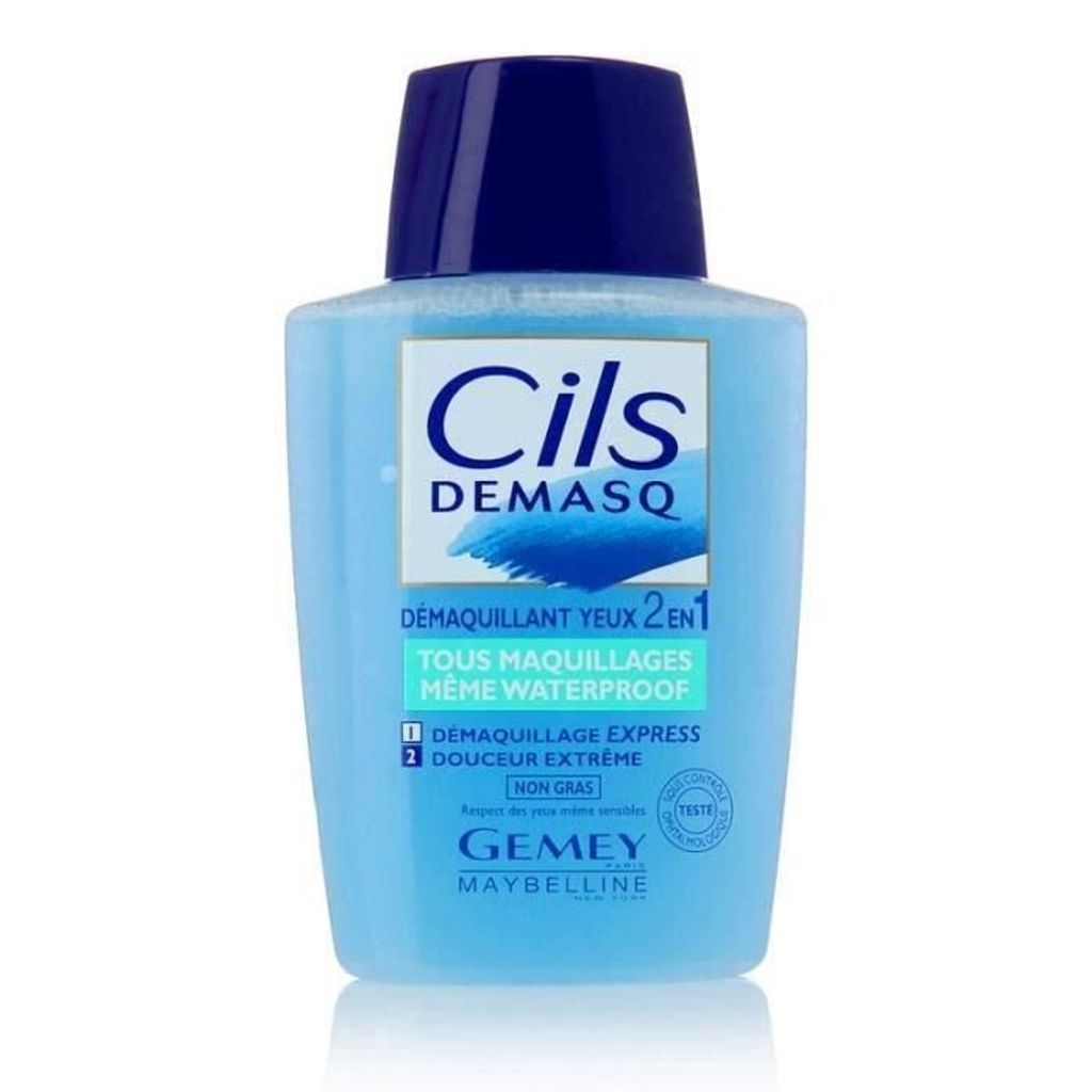 Maybelline Cils Demasq Bi-Phase Démaquillant Waterproof, Makeup Reinigungslotion, normale Haut, Flasche, 6 Monat( e), AQUA / WATER / EAU, CYCLOPEN...