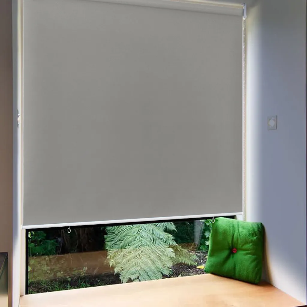 Store d'ombrage vertical pour balcon et terrasse gris format 140x140 - 3