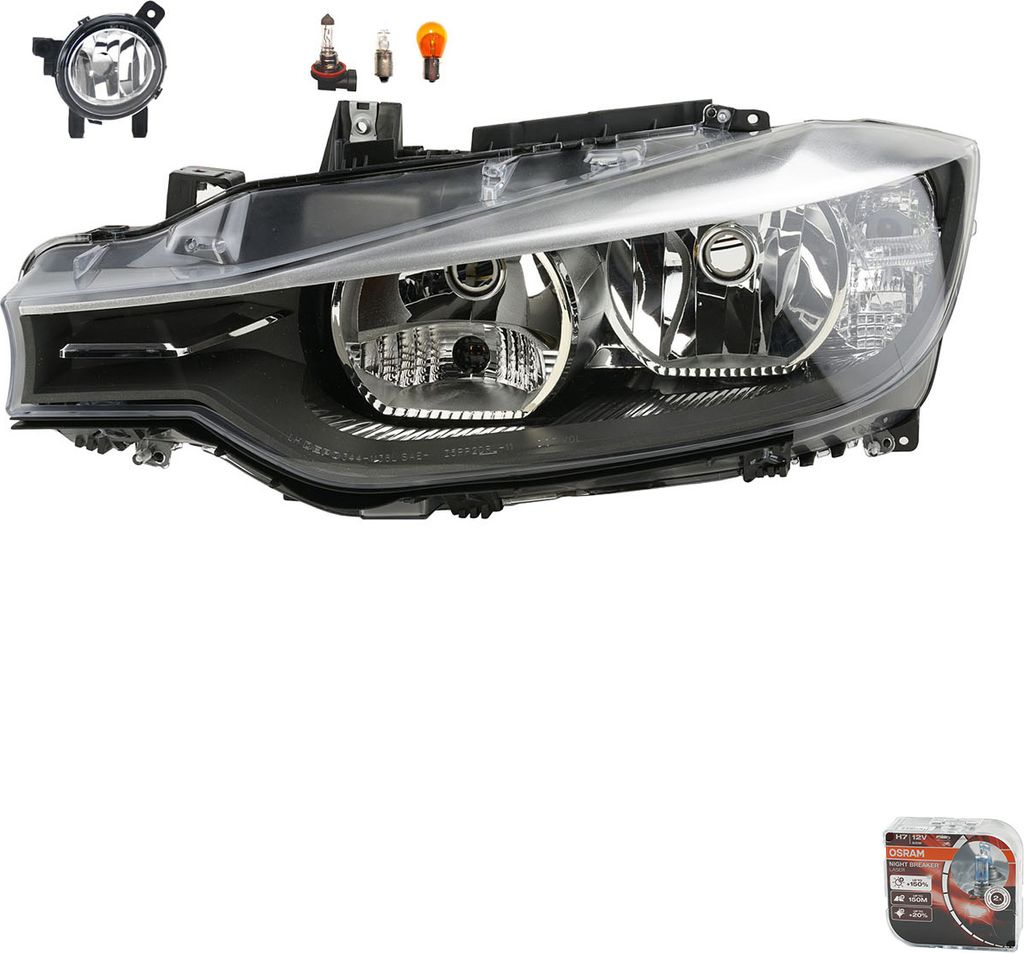 Johns, Scheinwerfer Osram Night Breaker Laser passend für BMW 3er F30 F31 10/11-04/15L 63117259523 7259523 63177248911 7248911