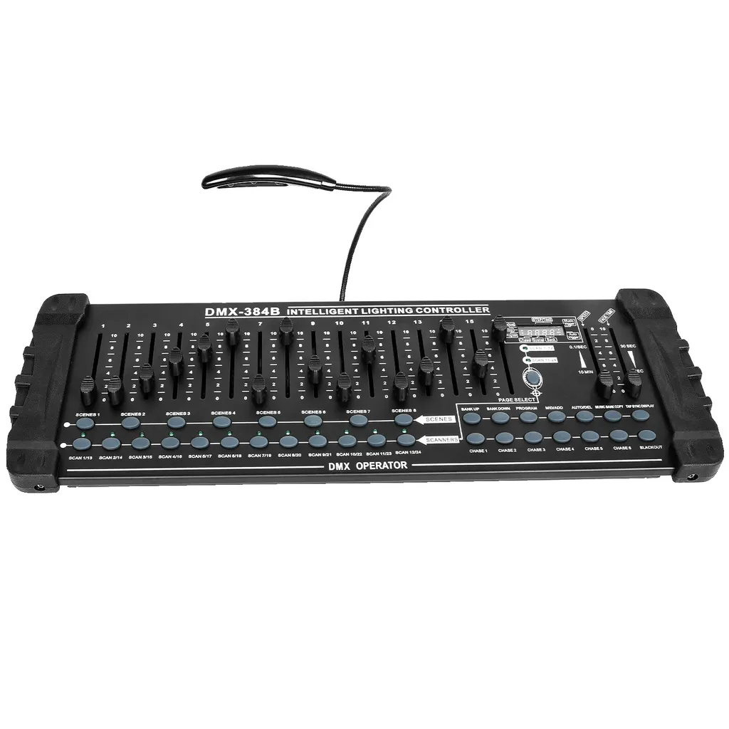 Contrôleur DMX 512 professionnel 384 canaux avec interface MIDI intégrée