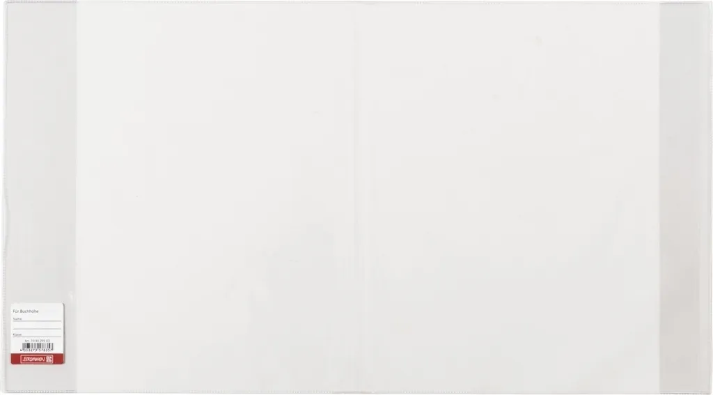 Protège-livre Transparent 267x545mm Brunnen 104026703 pour École et Bureau