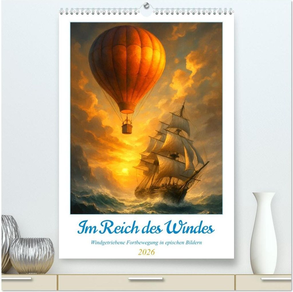 Im Reich des Windes (hochwertiger Premium Wandkalender 2026 DIN A2 hoch), Kunstdruck in Hochglanz