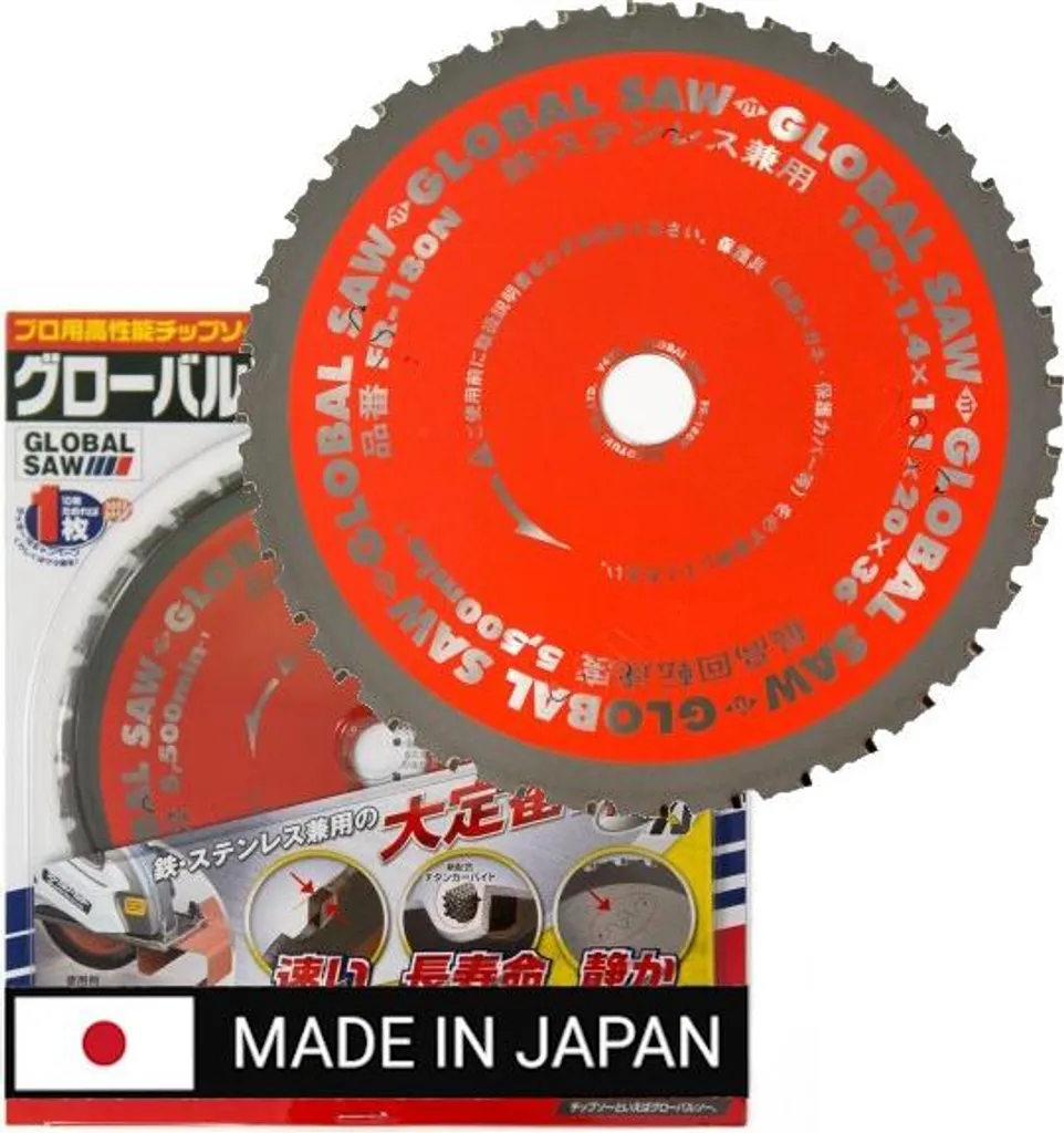 Lama Circolare Global Saw 180mm 36Z Cermet - Alta Precisione Acciaio