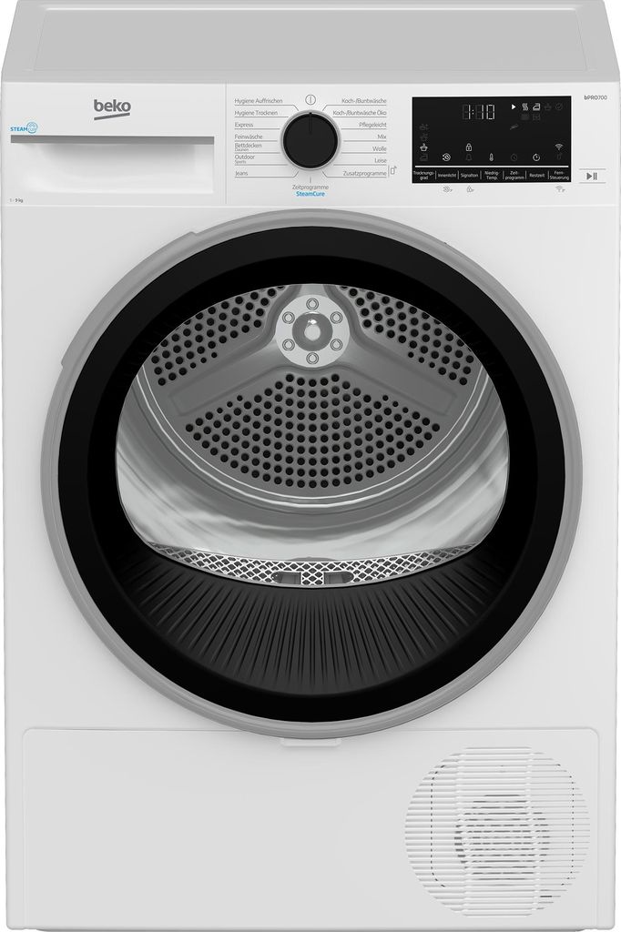 Beko B7T89209, Freistehend, Frontlader, Wärmepumpe, Weiß, 9 Produktbild 