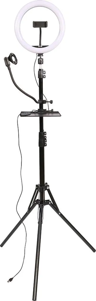 Luce Selfie StudioKing SK-K190 con Supporto Mic: il Kit Vlog Totale