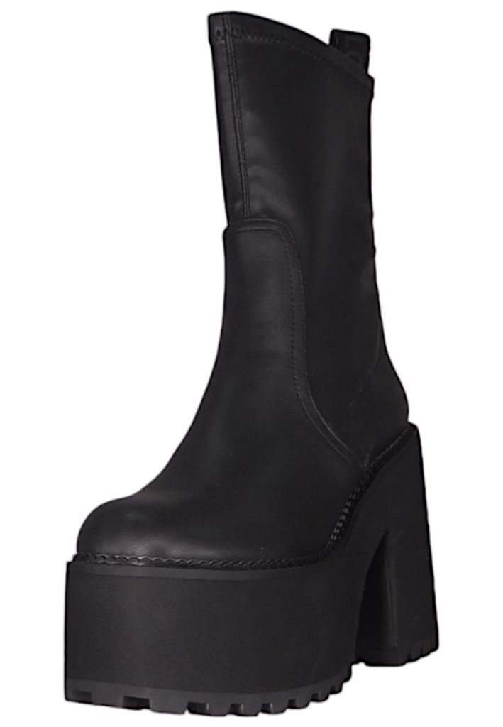 Buffalo Damen Elegante Stiefelette Killah Sock Boot 1622376 Schwarz