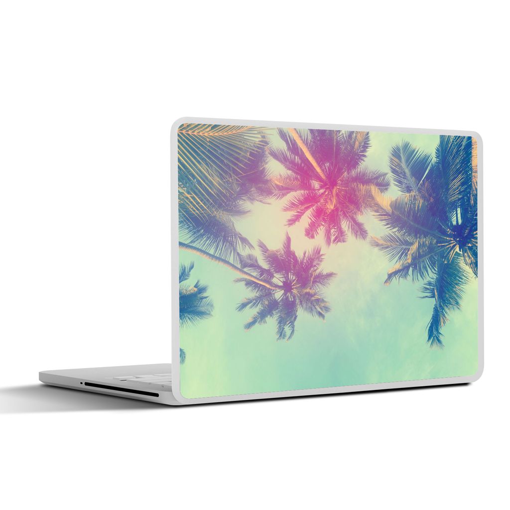 MuchoWow Laptop Aufkleber Sticker Cover Palmen - Palmenblätter - Sommer - Tropisch 40x30 cm - Laptop Dekoration - Selbstklebend