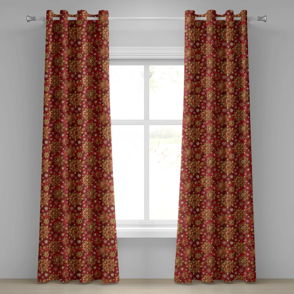 Tenda Red Mandala ABAKUHAUS: Atmosfera Zen e Colori Etnici 280x225