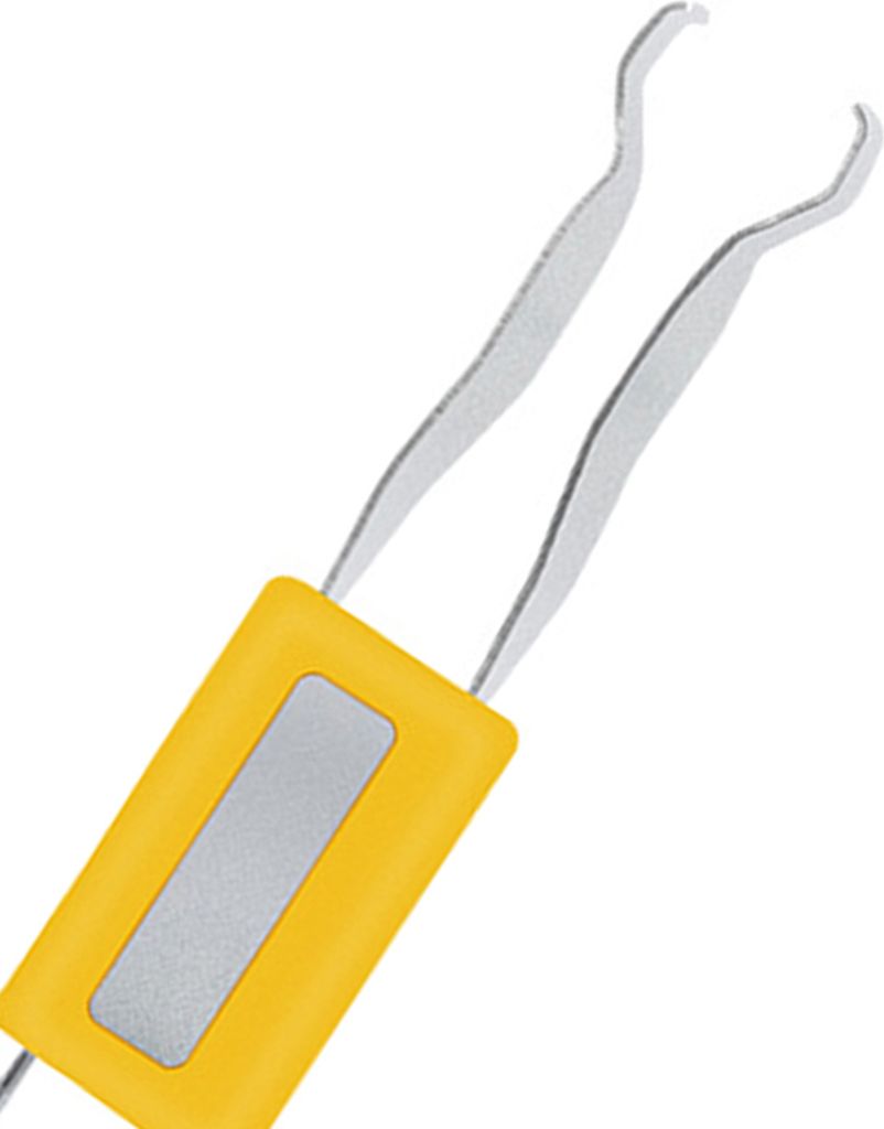 JSD-008A KEYCAP-PILLER PROSEIDE LEBENSCHAFTSPREISE METALLE METALLE SCHALTER Taste Entfernen Sie das Werkzeug für mechanische Tastaturen-Gelb