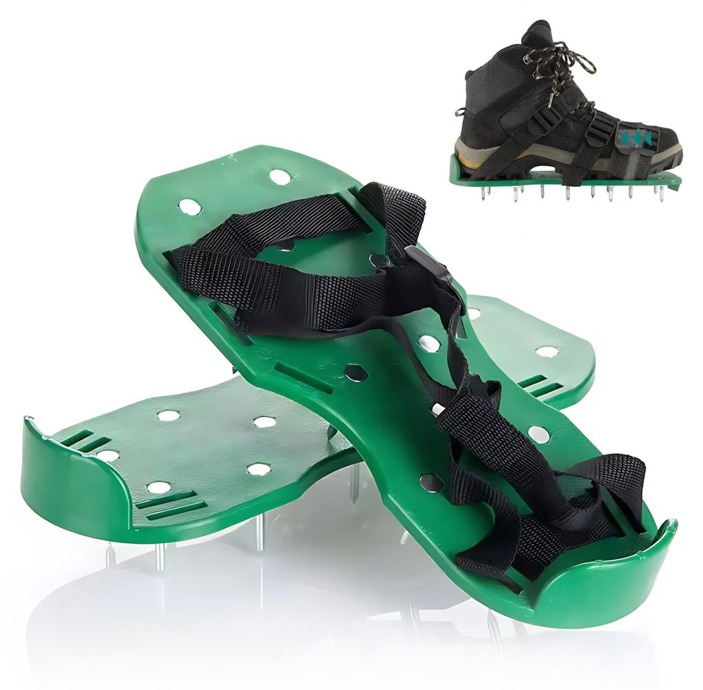 Relaxdays Grasmaaier schoenen, met 13 nagels, Productafbeelding 