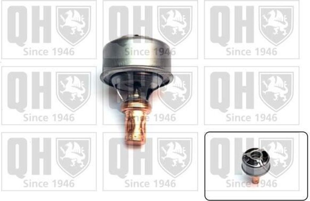 QUINTON HAZELL Thermostat Kühlmittel 83°C für RENAULT 4 (112) SUPER 5 (B/C40) 5 (122) 4 Kasten (R21, R23) RAPID Kasten (F40, G40) 19 II (B/C53)