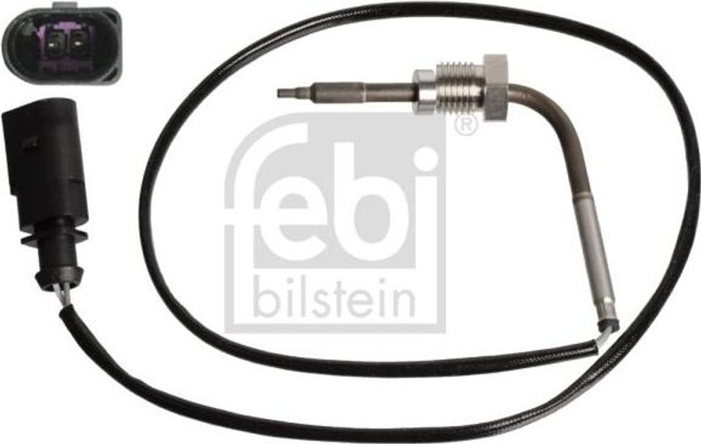 FEBI BILSTEIN 109047 Abgastemperatursensor OE 03L906088BN kompatibel mit Multivan V, Transporter V