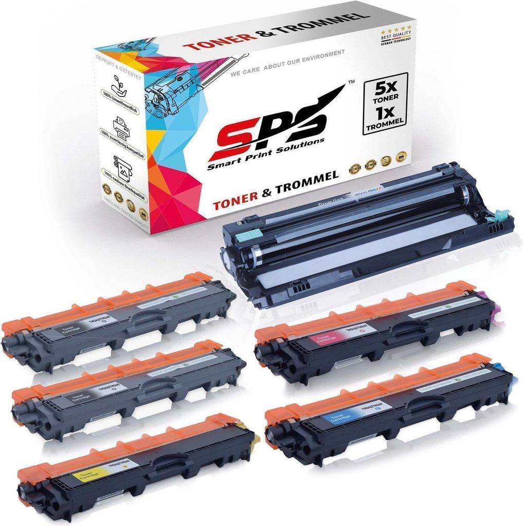 5X TN243 Toner Multipack + 1x DR243CL Drum Unit kompatibel für Brother HL-L3290CDW Brother DR243CL Brother TN243 HL-L3210 HL-L3210CW HL-L3230 HL-L...