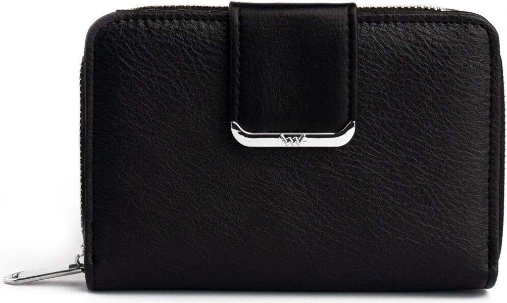 Vuch Brieftasche für Frauen Felle schwarz Universal