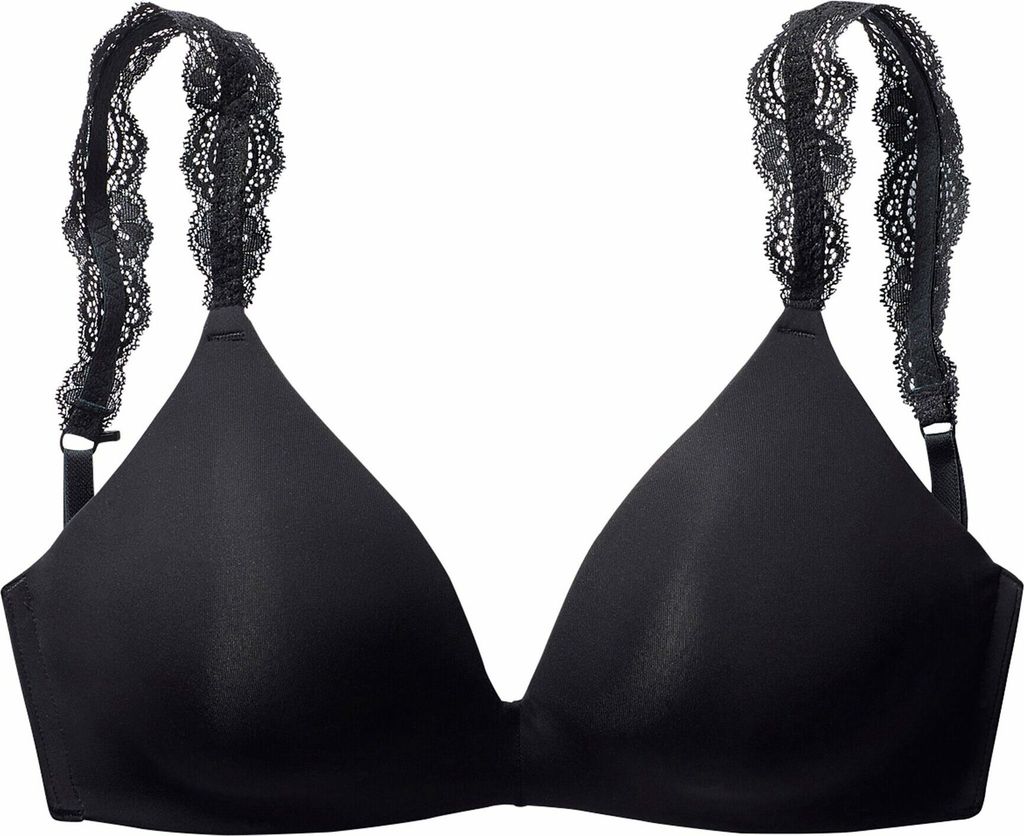 LASCANA Push-up-BH schwarz Größe 85 Cup A