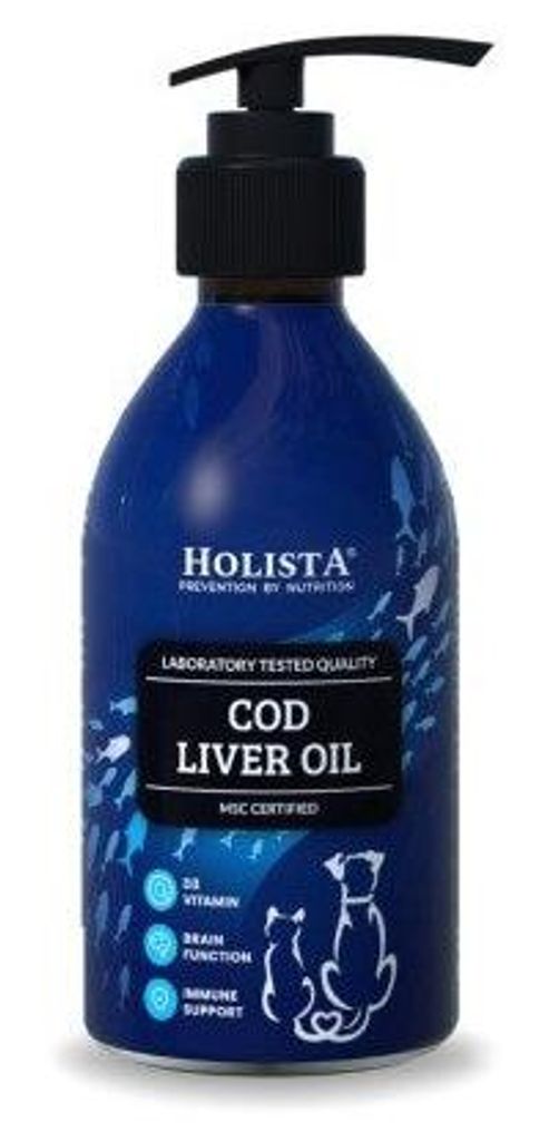 HOLISTA Olio di fegato di merluzzo - integratori per cani e Immagine del prodotto 
