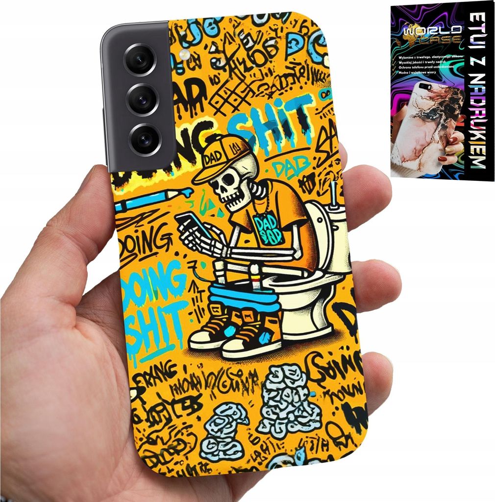 Fall Für Samsung Galaxy S21 - Tun Scheisse Skelett Auf Kibble Fall