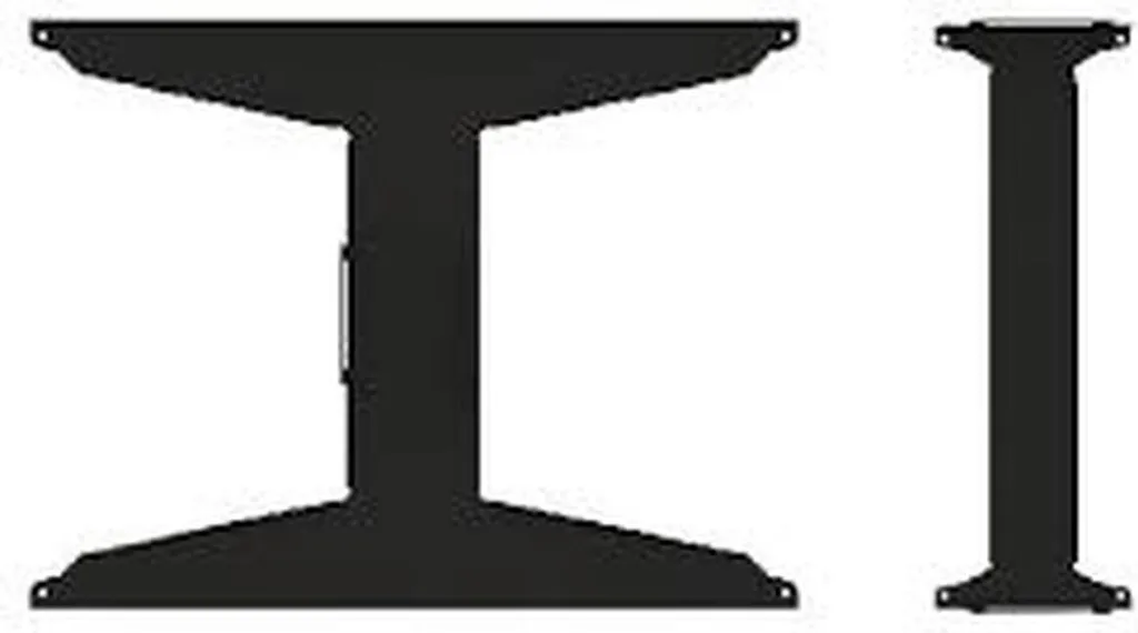 Support d'écran vidéo avec pied de table B-Tech BT8312-SP491/B noir