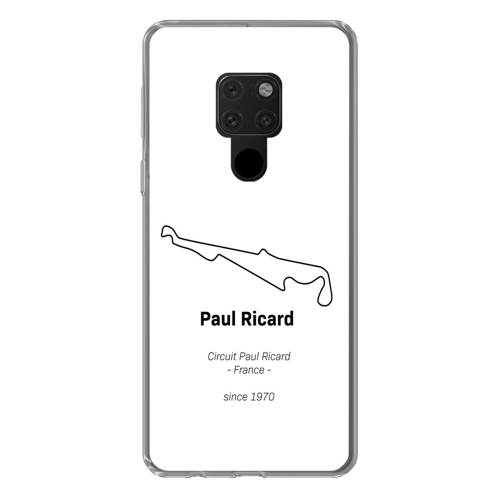 MuchoWow Handyhülle Schutzhülle Hülle für Huawei P40 Lite Formel 1 - Frankreich - Rennstrecke Silikon Softcase Handy Hülle - Handy
