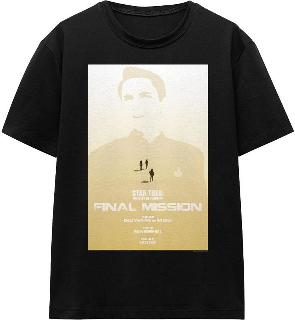 Star Trek - "The Next Generation Season 4 Episode 9" T-Shirt für Herren/Damen Uni TV16485 (L) (Schwarz)