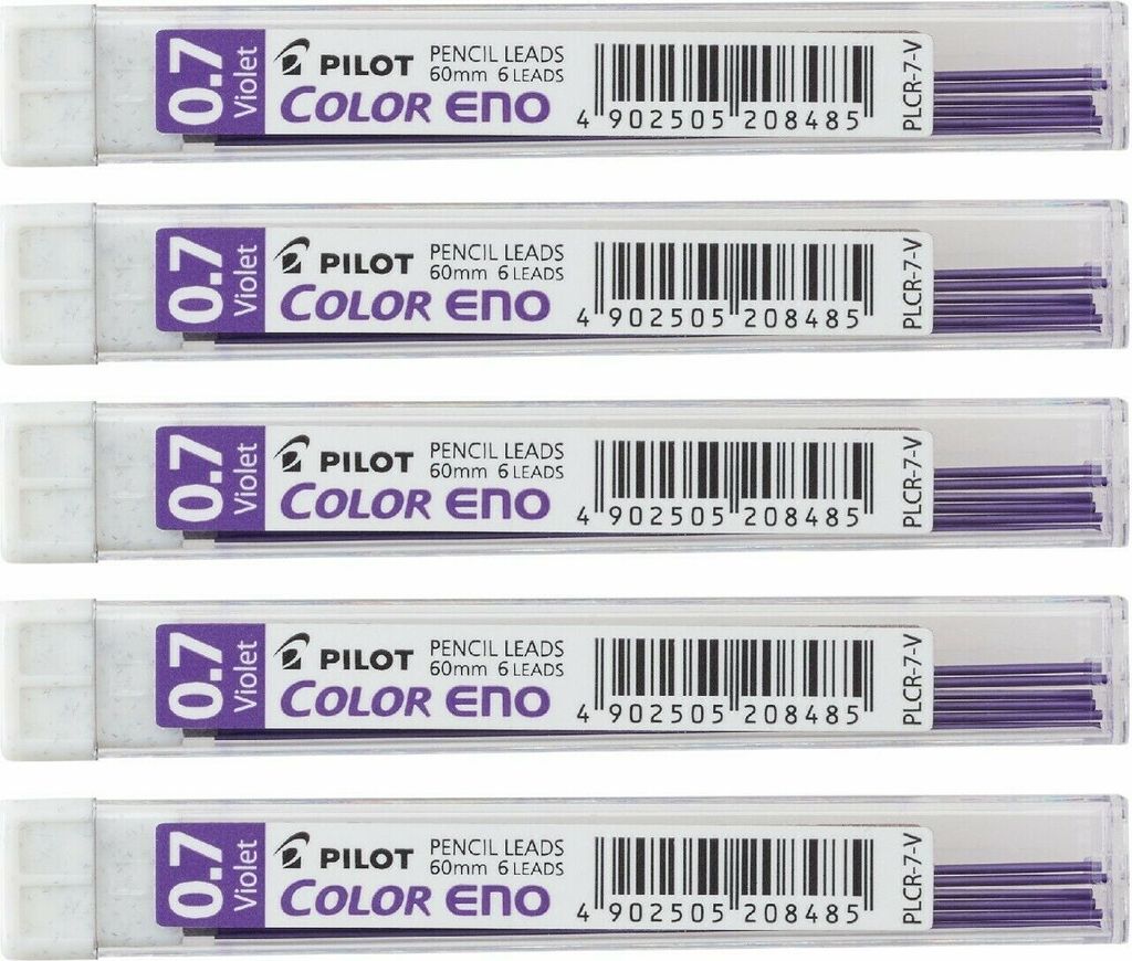 PILOT Color Eno Minen 5er-Set violett Produktbild 