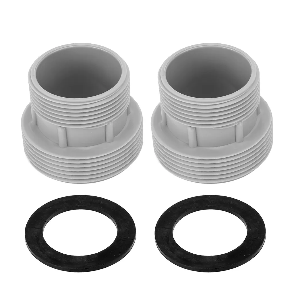 Kit 2 Adattatori Tubo Piscina Universali per Intex 4560 e 58254