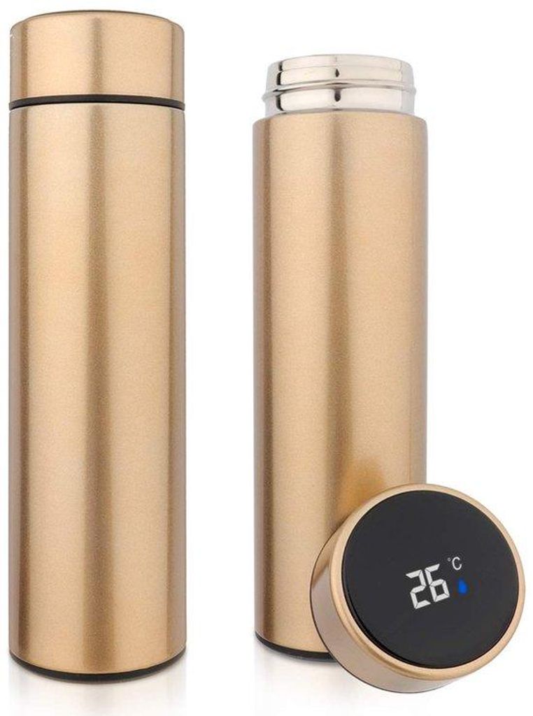 Isolierte Reisebecher 500ML Edelstahl BPA-frei Golden