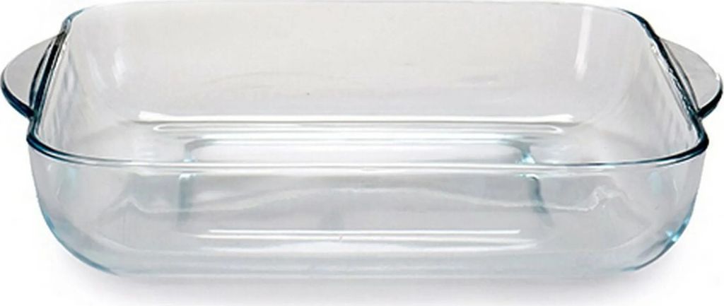 2 teiliges Auflauf Backform Set aus hochwertigem Glas eckig Produktbild 8