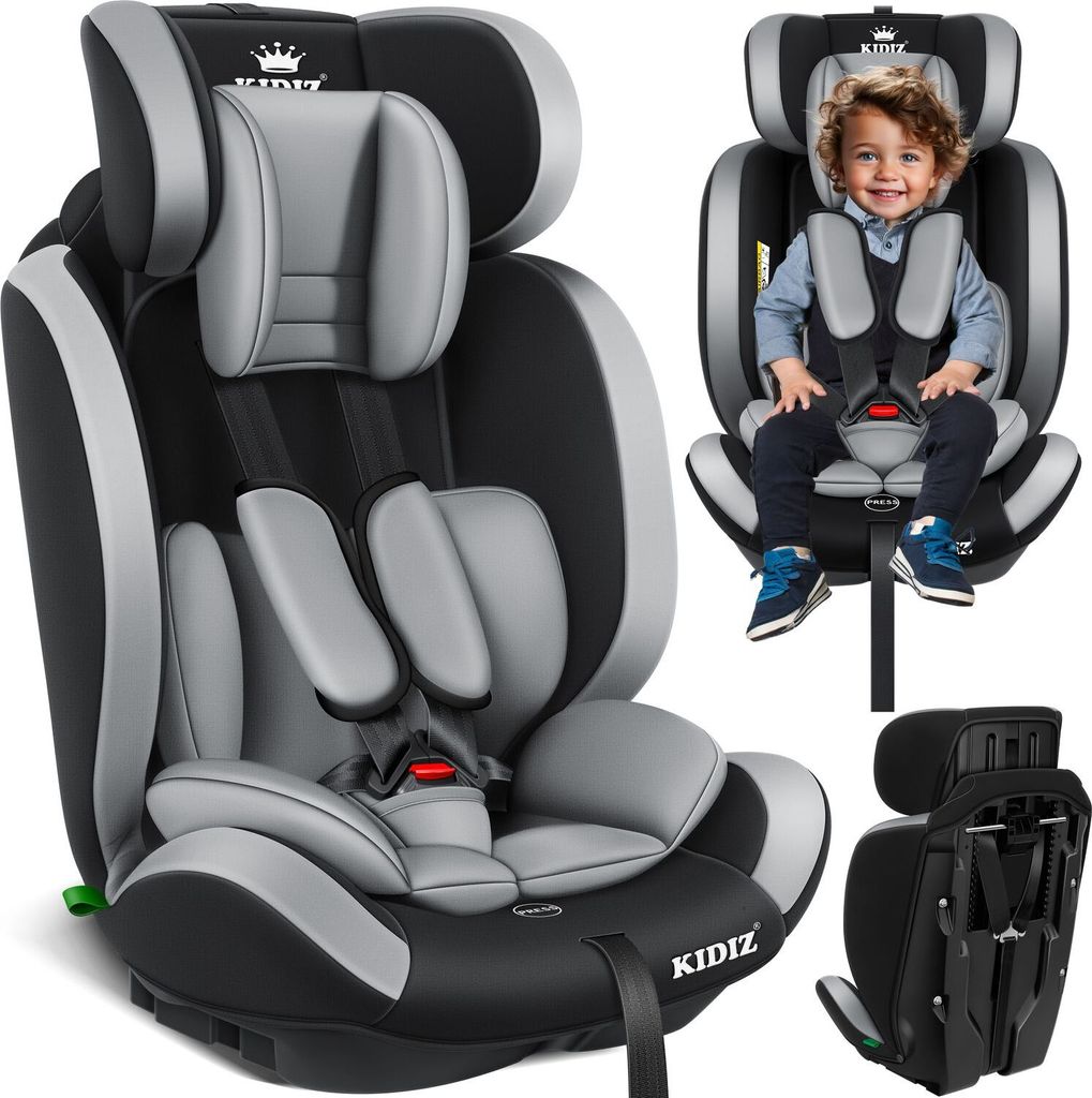 KIDIZ® Autokindersitz Kinderautositz ✓ Gruppe 1+2+3 ✓ 9-36 Produktbild 
