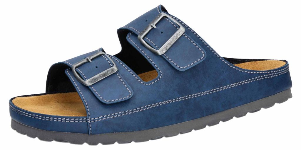 Lico Herren Pantolette Natural Man, Marine, 43 EU Produktbild 