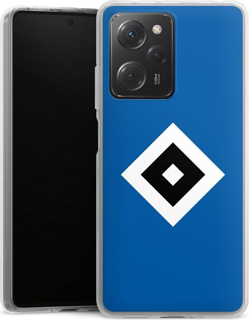 DeinDesign Handyhülle für Xiaomi Poco X5 Pro Silikon Hülle Case Smartphone Schutzhülle HSV Hamburger SV Logo