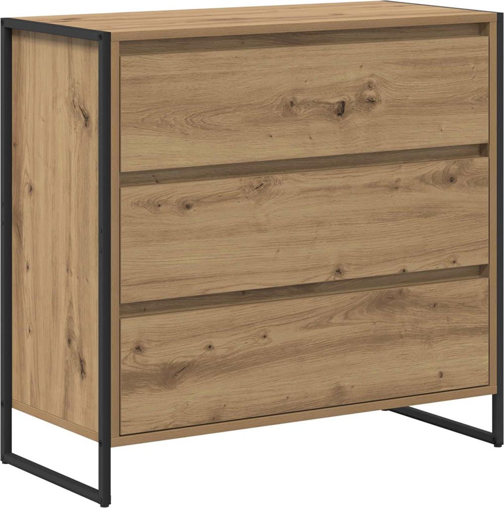 Sideboard Kunsthandwerk Eiche 79 x 36 x 75.5 cm Holzwerkstoff