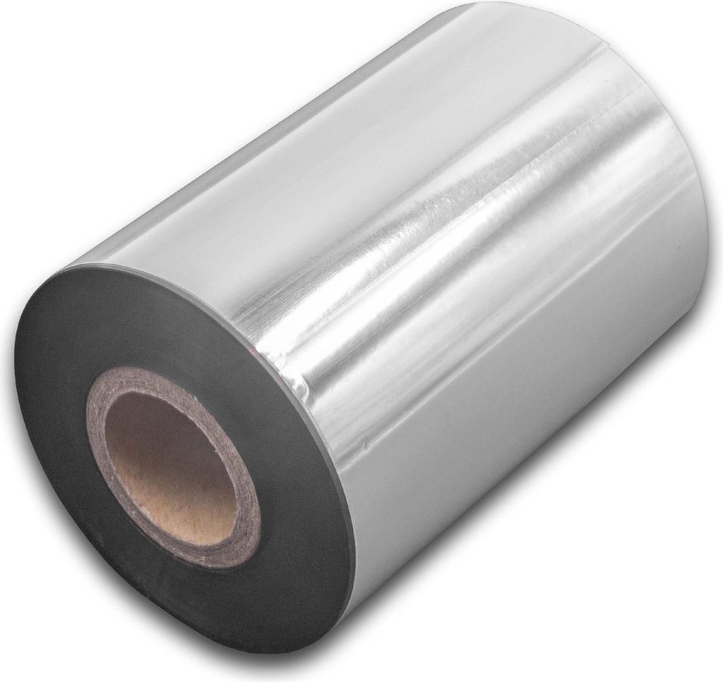 vhbw Thermotransfer-Band kompatibel mit Bixolon Samsung SLP-TX403, SLP-TX400 Drucker Etikettendrucker, Wischfest, 90 mm x 300 m, Wachs Harz Schwarz