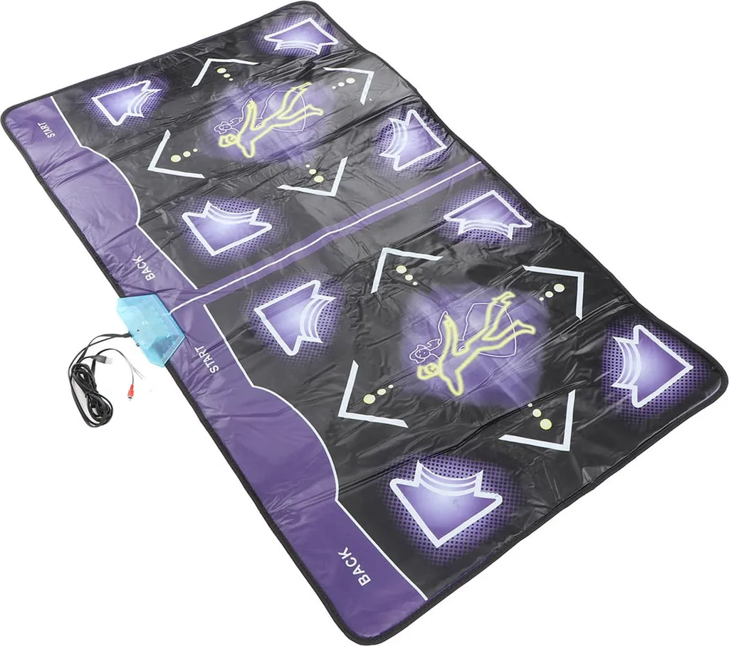 Tapis de danse interactif pour deux utilisateurs avec télécommande sans fil - 5