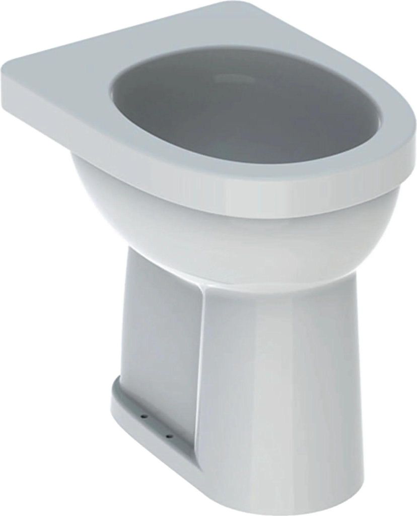 Geberit Renova Comfort Flachspül-WC, 6l bodenst., Abg. i.senkr., H:450mm, weiß, 1 Stk.