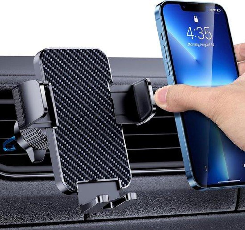 Famanu Telefonhalter für Auto Belüftung - geeignet für dicke Hüllen, freihändige Smartphonehalterung