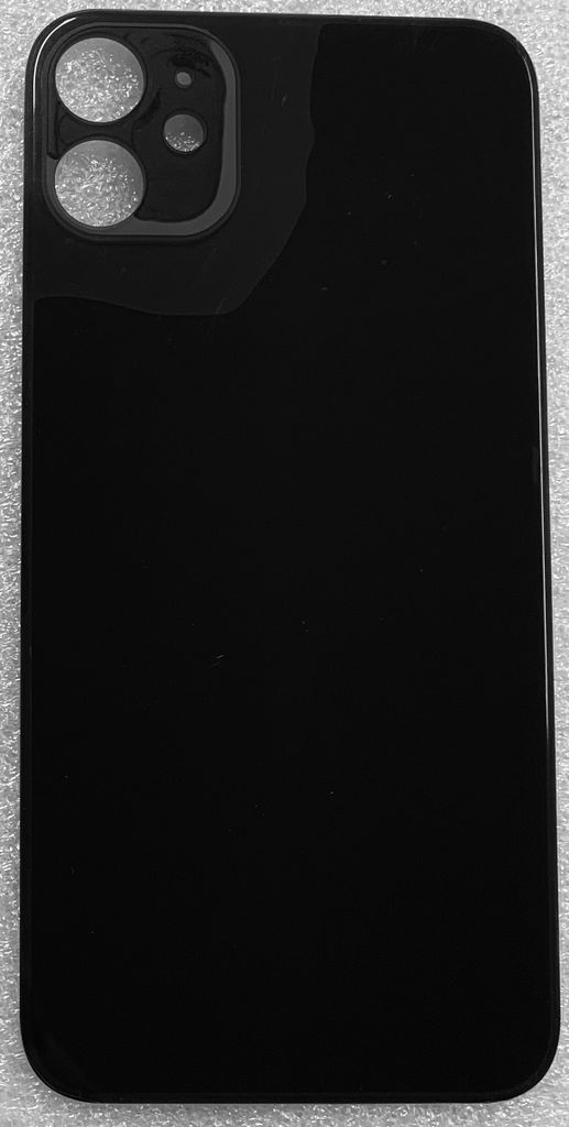 Ersatz Akkudeckel passend für iPhone 11 schwarz Backcover Gehäuse