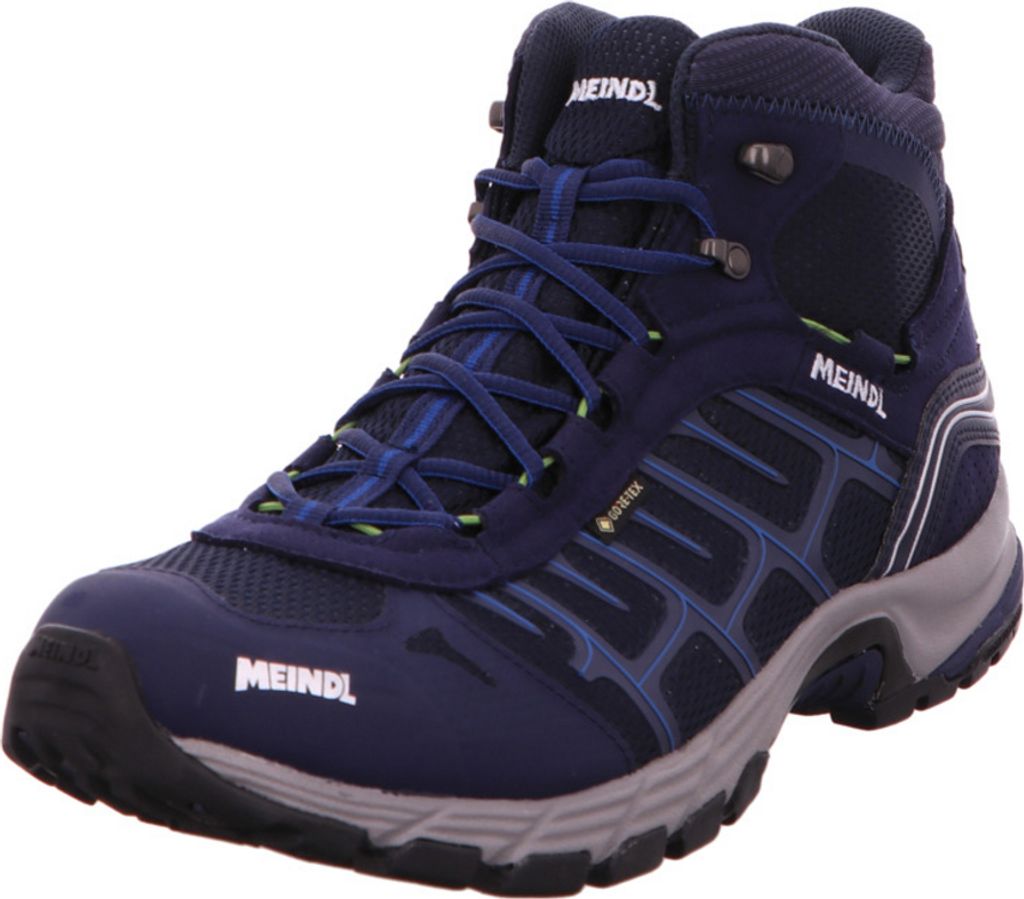 Meindl Quebec Mid GTX Herren Trekkingschuhe Wanderschuhe Gore-Tex wasserdicht blau 46