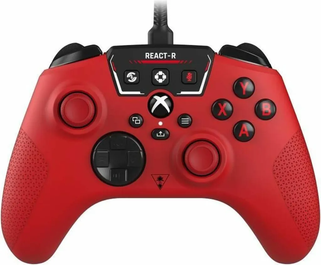 Manette Xbox Rouge REACT-R Turtle Beach avec Boutons Arrière Mappables