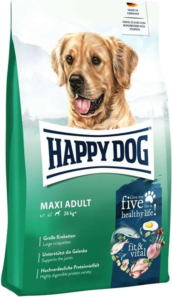 Croquettes Happy Dog fit & vital Maxi Adult 4kg pour grands chiens