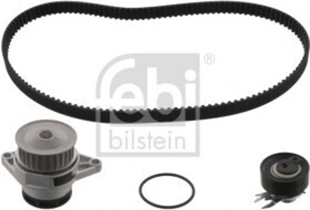 Kit distribution Febi 32741 renforcé avec pompe à eau OE 030109119M