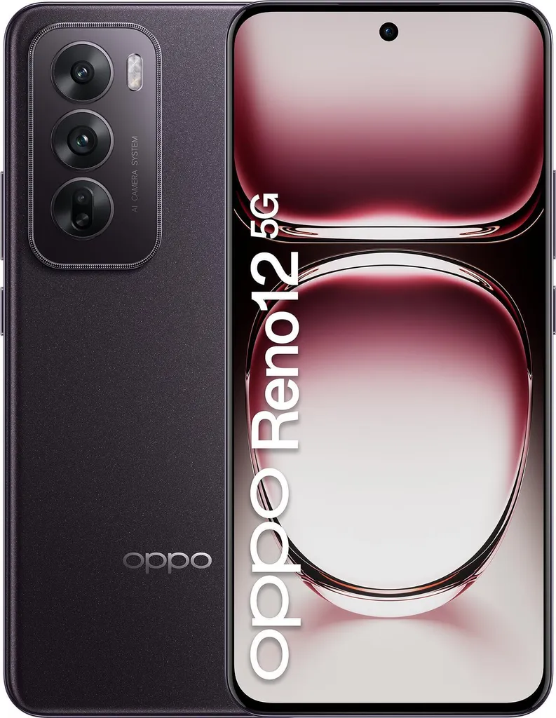 Oppo Reno 12 5G 12/256GB Noir Marron Fini les Lenteurs et Manque de Place