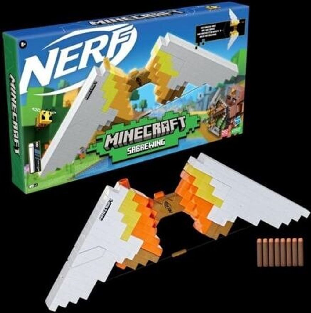 A product box and the toy itself are shown against a black background.