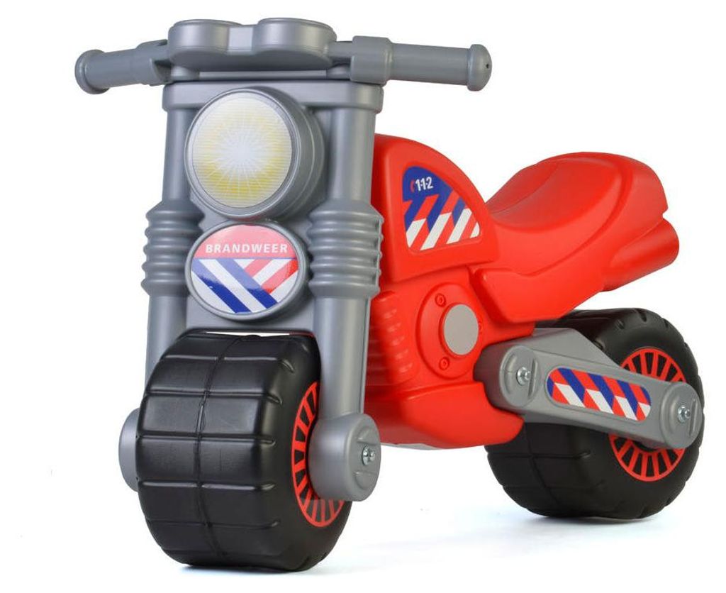 Laufrad Cavallino Feuerwehrmotorrad Kunststoff rot für Kinder