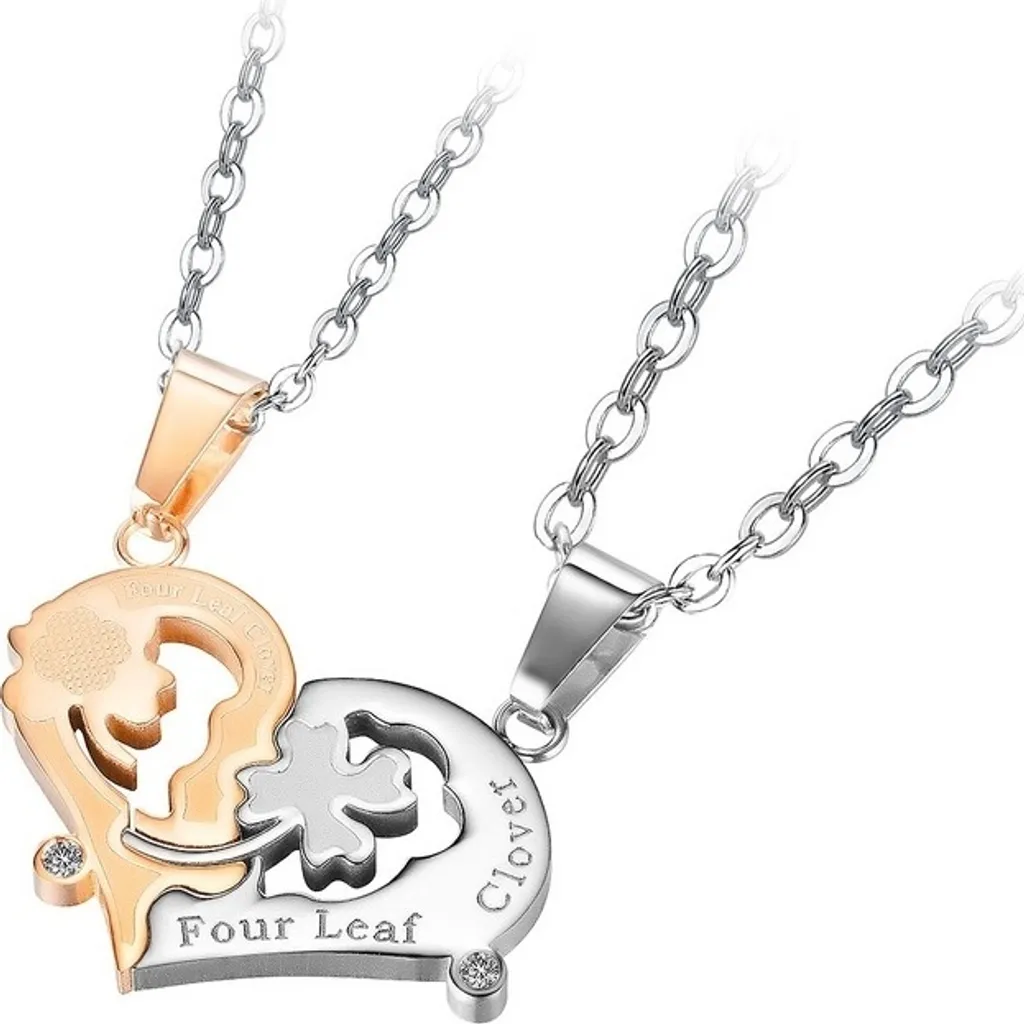 Collana Unisex Quadrifoglio KP21665 Oro/Argento | Gioiello Minimal