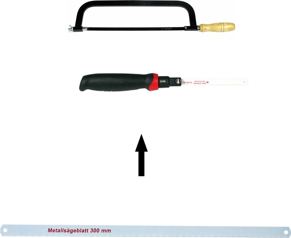 Metall-Sägeblatt 300 mm, 24 Zähne, Stahl