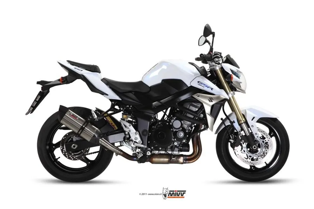 Silencieux Suzuki GSR 750 MIVV Slip-On : Sportivité et Homologation