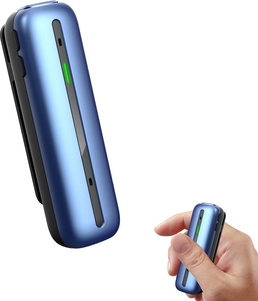 Mini-Sprachrekorder 16 GB digitaler Audiorekorder mit KI-Transkription und š¹bersetzung auf APP in 38 Sprachen 48 Akzente unterstš¹tzen USB- un...