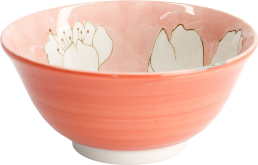 Japan-Bowls ASIATICA | Ramen Bowl Schalen aus Porzellan, Suiren pink
