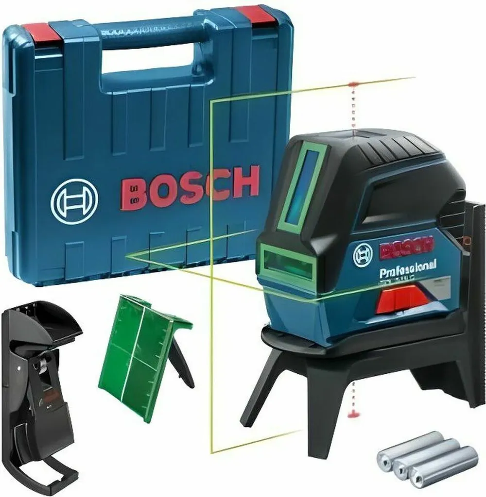 Niveau laser Bosch 15m 0601066J00 autonivelant avec points d'aplomb
